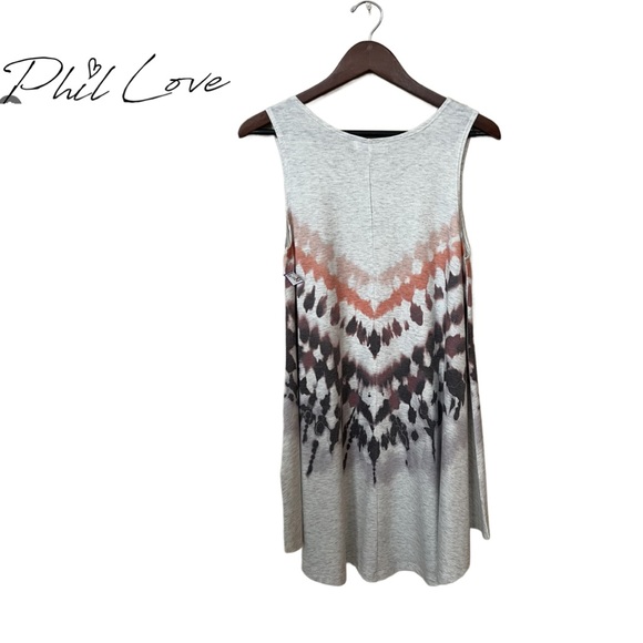 NWT Phil Love Tie Dye Mini Dress Sleeveless and Super Soft size M - Picture 2 of 8